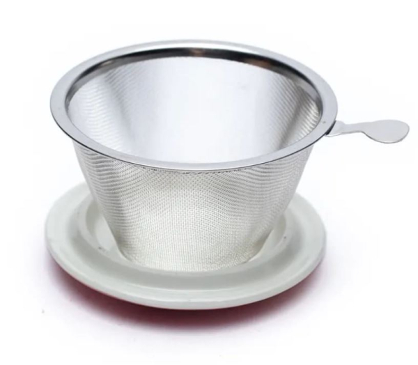 Tasse à thé avec passoire et couvercle Fleur de vie